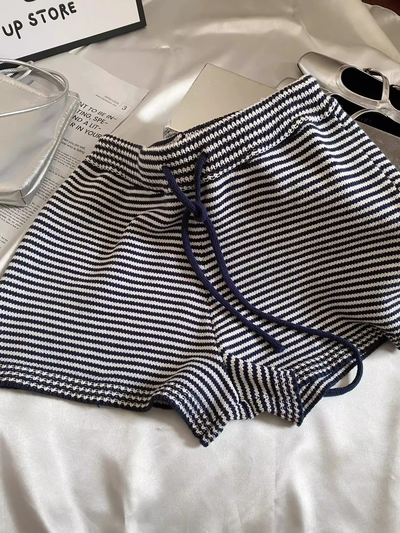 【简约条纹】韩系休闲甜美睡裤女夏季新款亲肤舒适可外穿睡衣女大