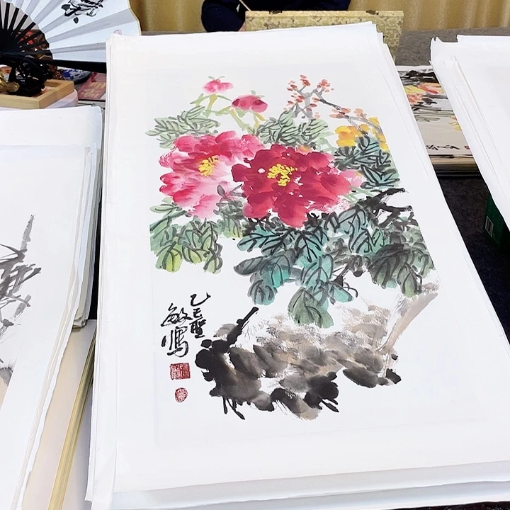 国画张圣敏先生纯手绘作品