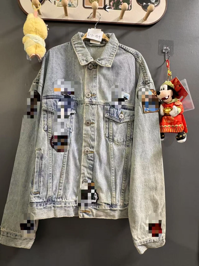 L-1-1919牛仔外套潮牌上衣