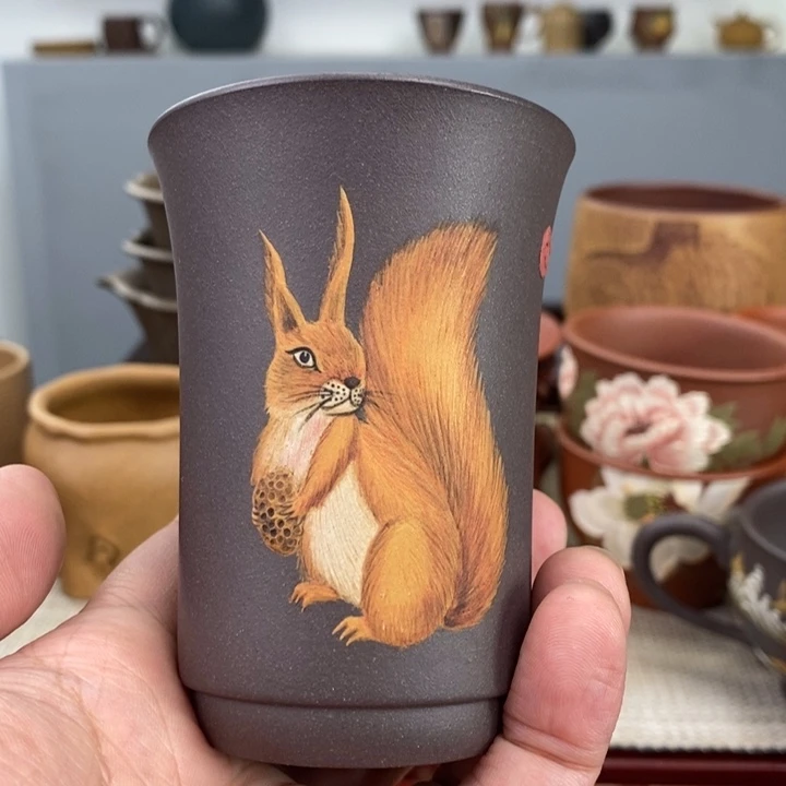 紫砂茶杯宜兴紫砂主人杯