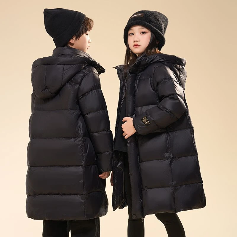 【老板娘活动专属】【现货发】中长款儿童羽绒服过膝超长