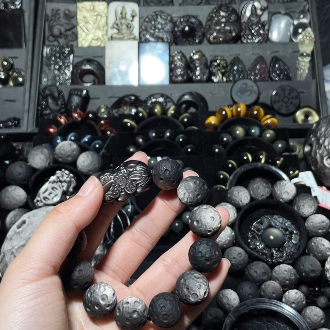 *****黑曜岩未镶嵌珠宝奇石