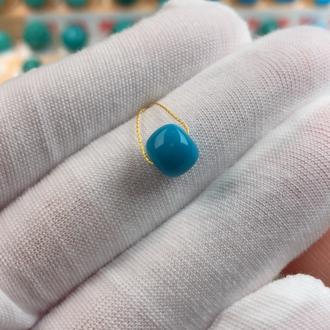 绿松石未镶嵌配饰7.6-6.6