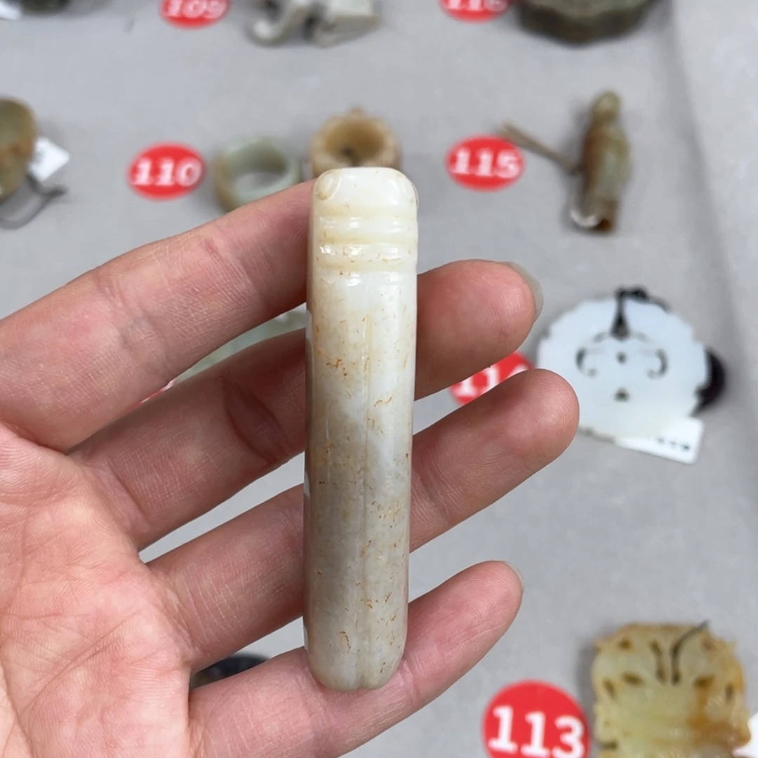 和田玉（糖玉）颈饰未镶嵌