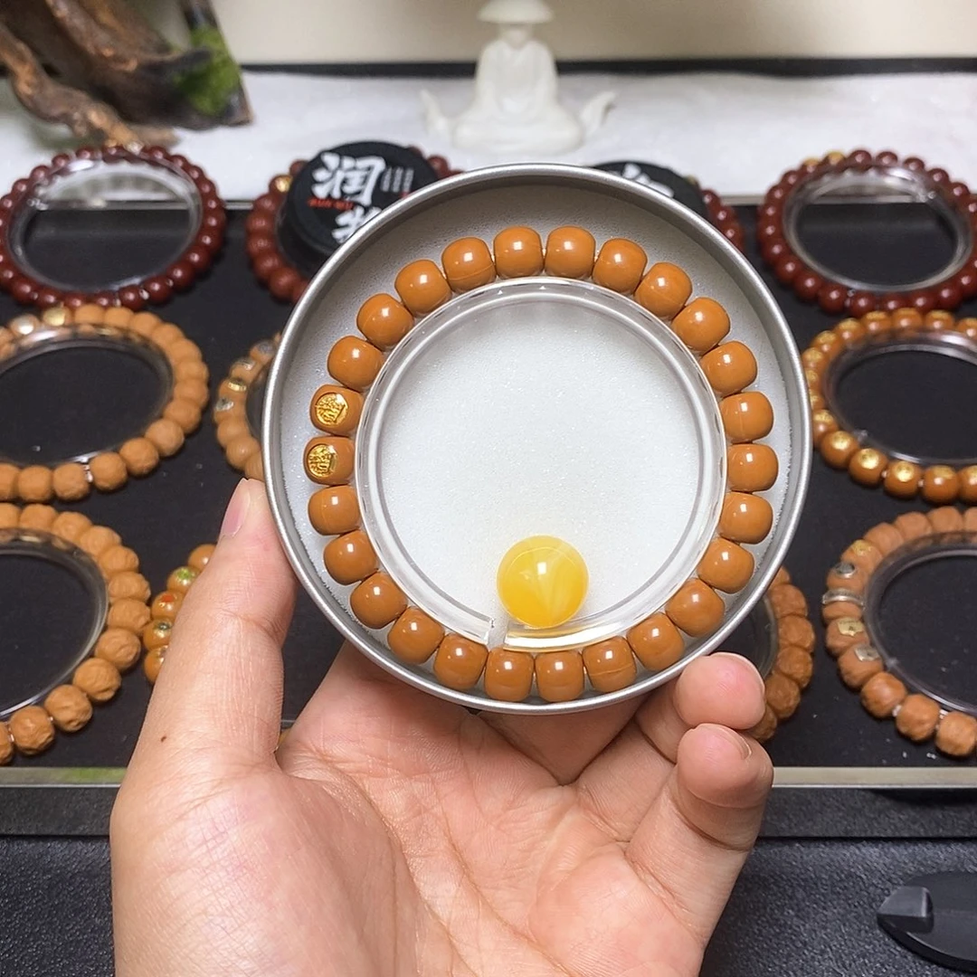 猴头核桃手串全品无暇日进斗金老邢尺寸9左右加配饰