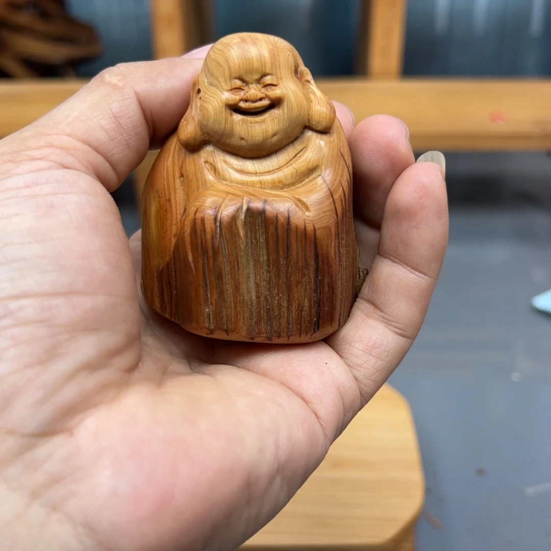 用***9木崖柏木摆件手把件