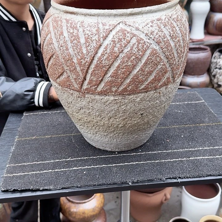 紫砂花盆高度30口径24