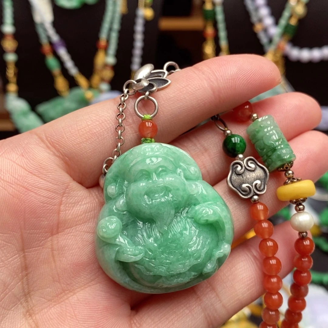 翡翠未镶嵌颈饰翡翠吊坠