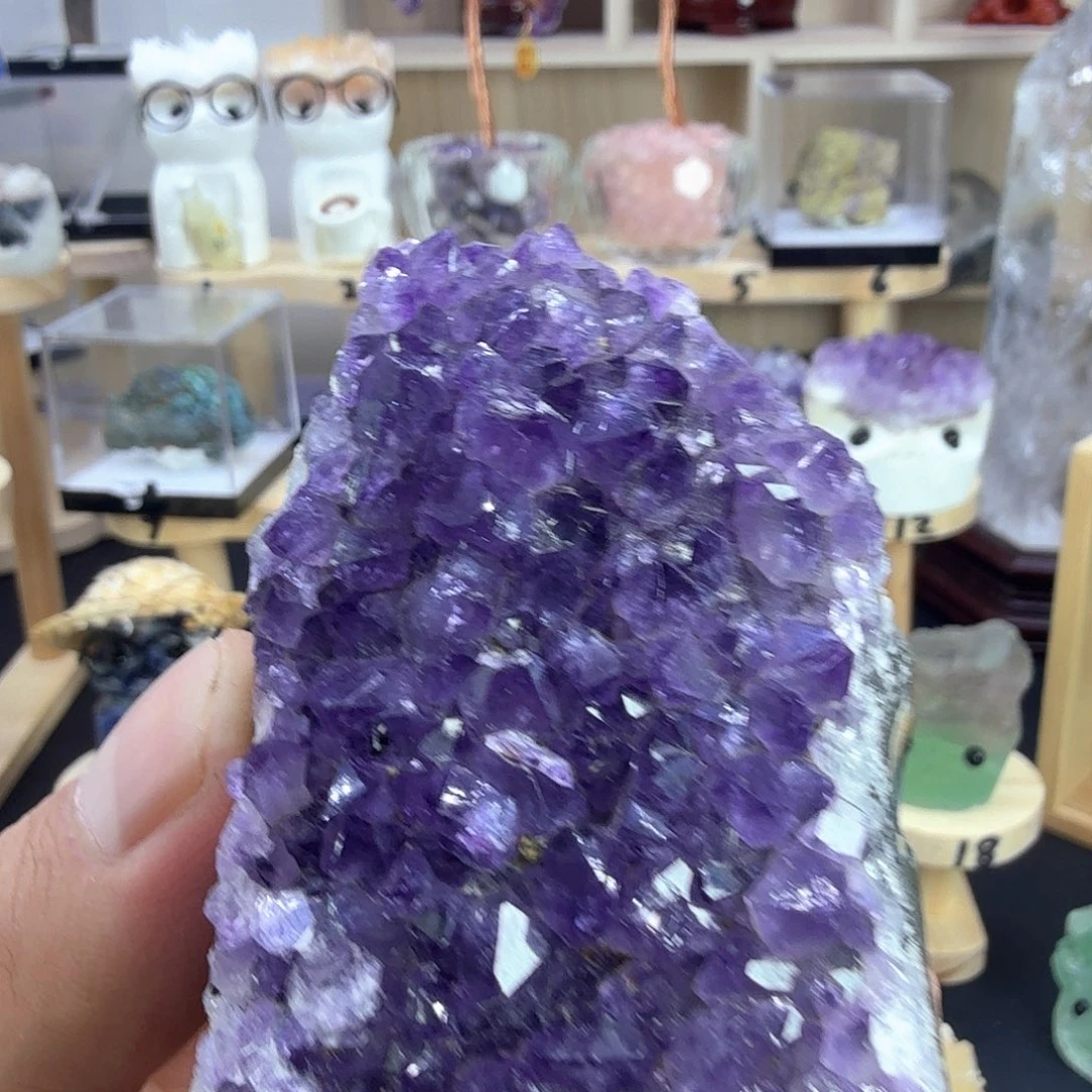 紫晶珠宝半成品未镶嵌