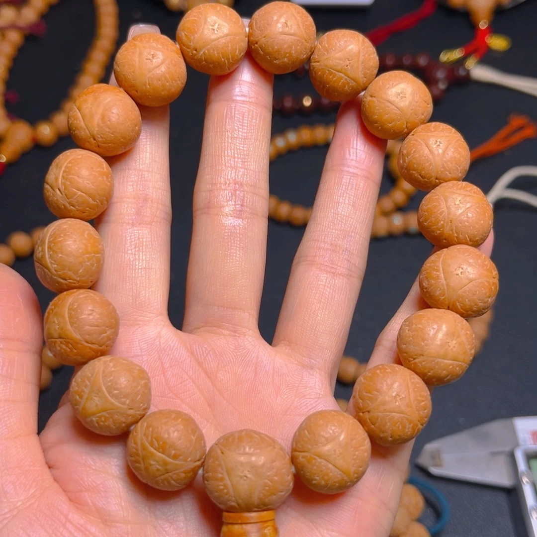 凤眼菩提吊坠16mm2025精品玉华皮龙眼手串