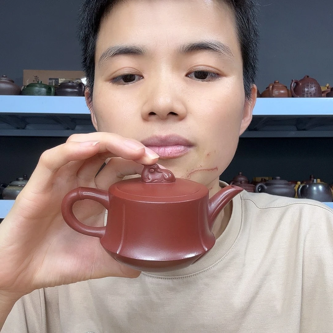 茶壶底槽青民间手艺人全手工制作