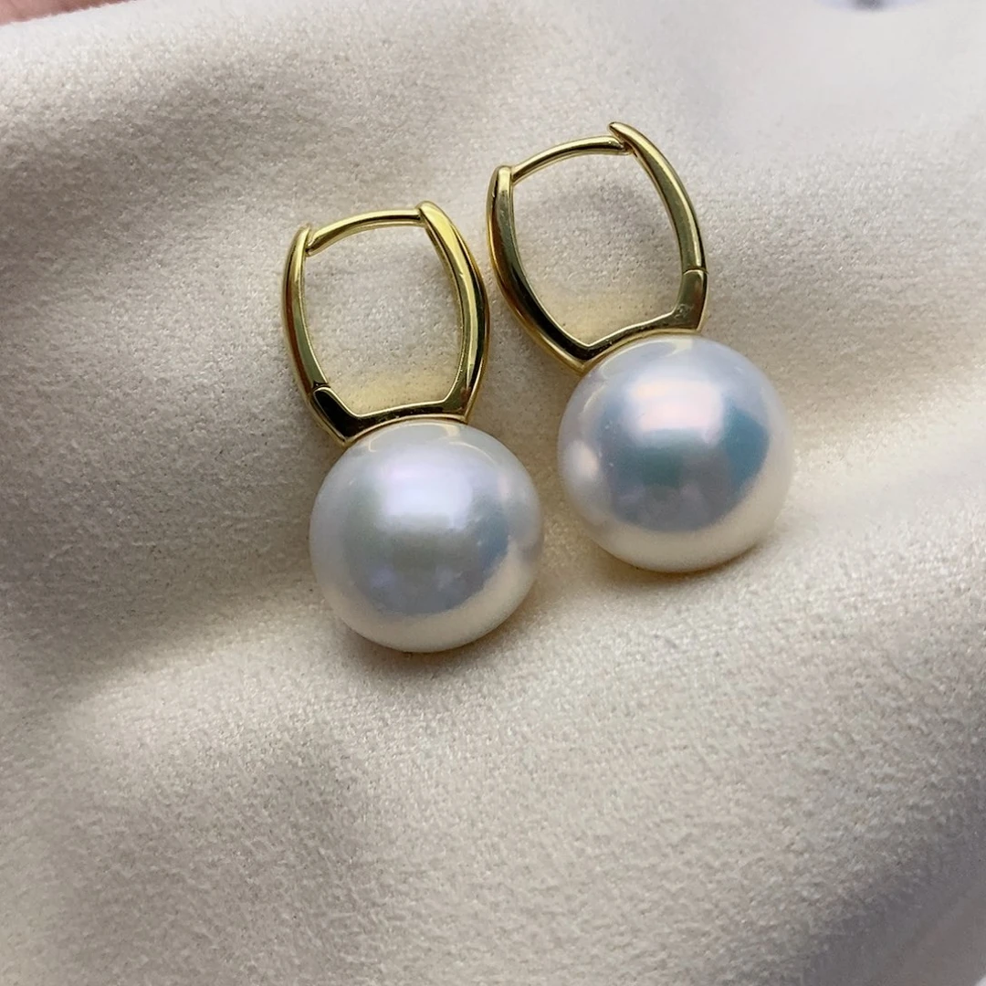 【闪购商品】银S925镶嵌淡水珍珠耳饰