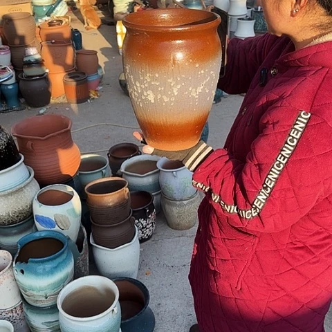 口20高27瑕疵盆子