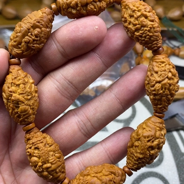 橄榄核手串/手链橄榄核雕工艺手串