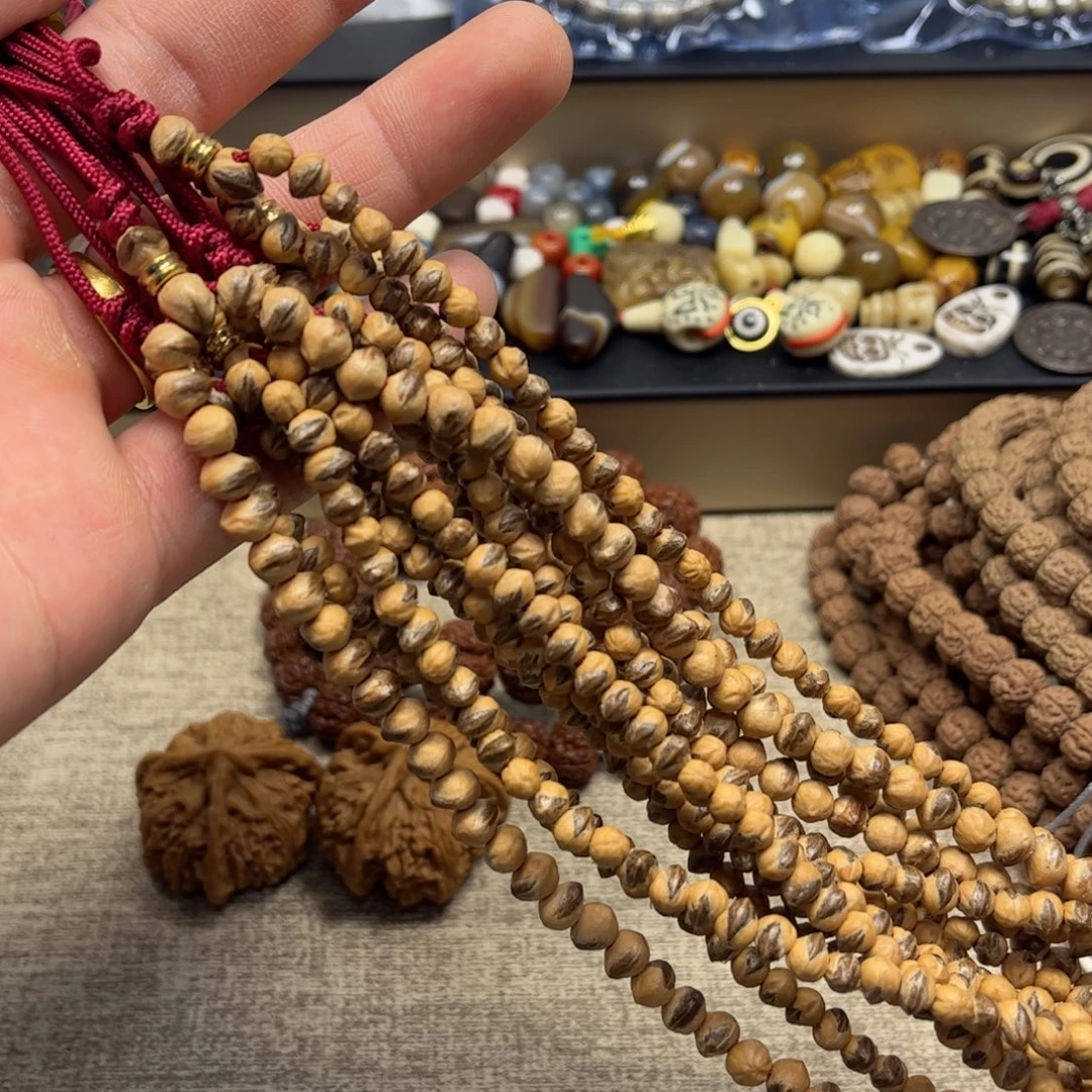 手串/手链菩提53-5m粉皮红芽口