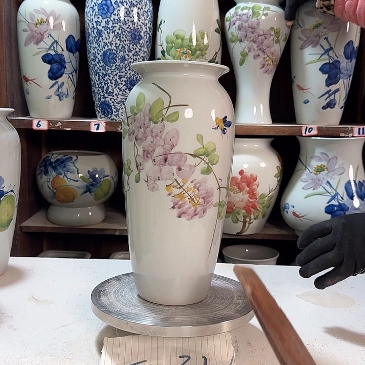 瓶高32紫藤新款陶瓷陶瓷