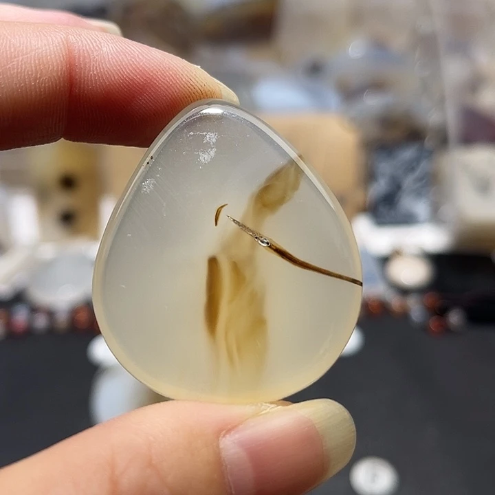 玛瑙/玉髓未镶嵌吊坠(不含链)