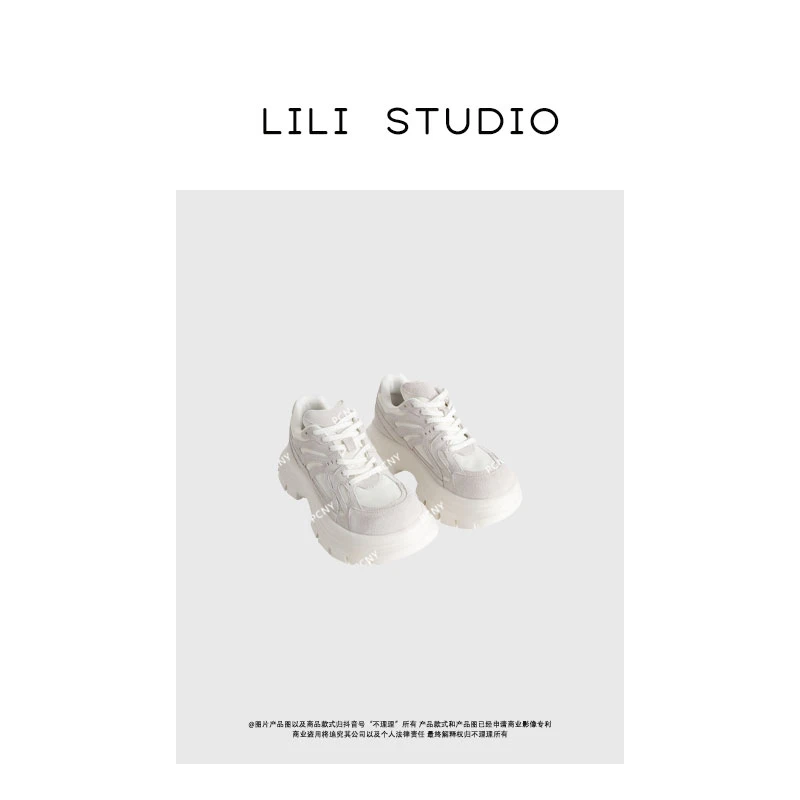 PCNY「白灰漫游者」不理理冬季新款小众简约百搭舒适休闲鞋女