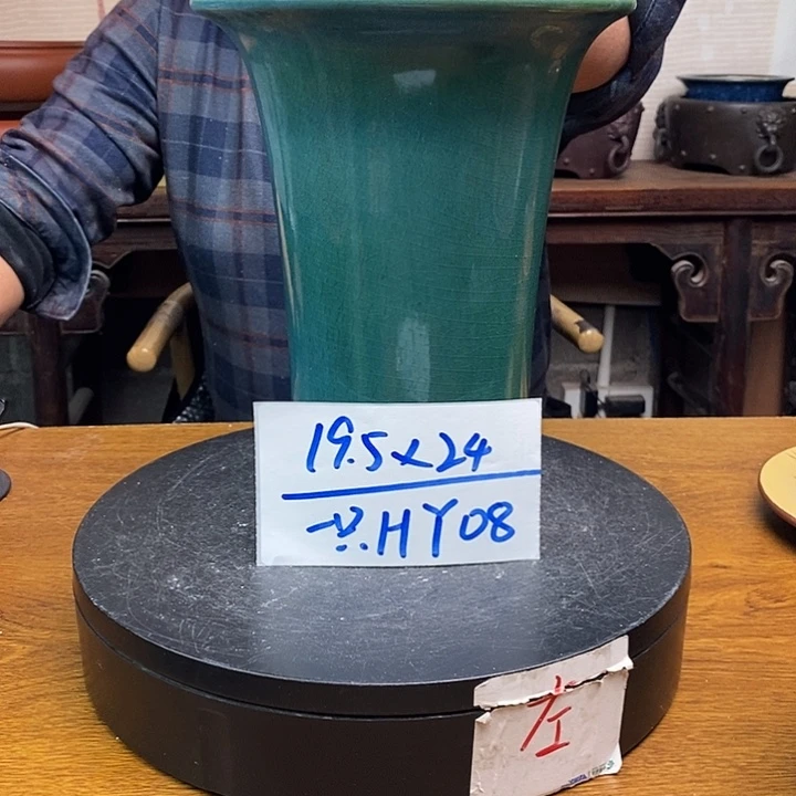 紫砂花盆货号一只HY08