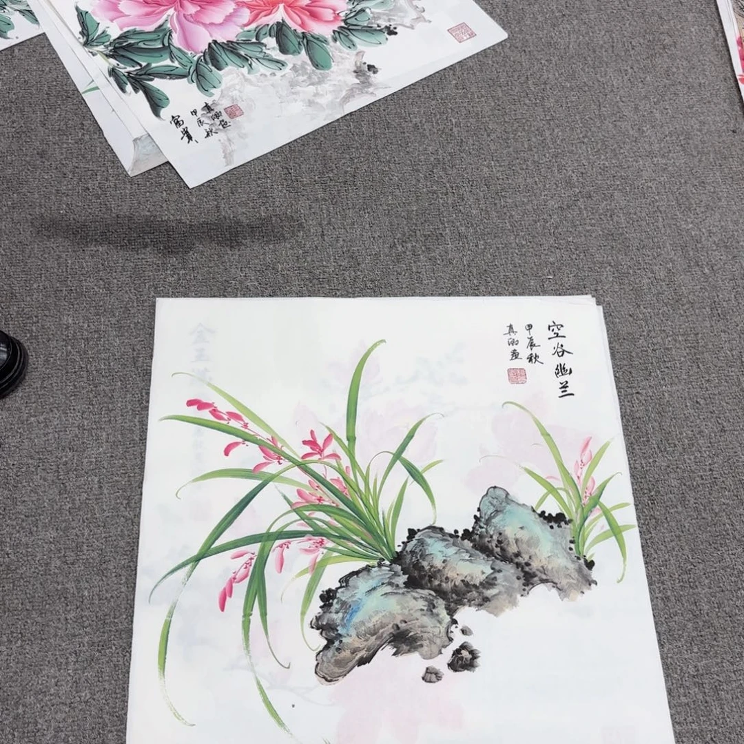 国画国画作品多次
