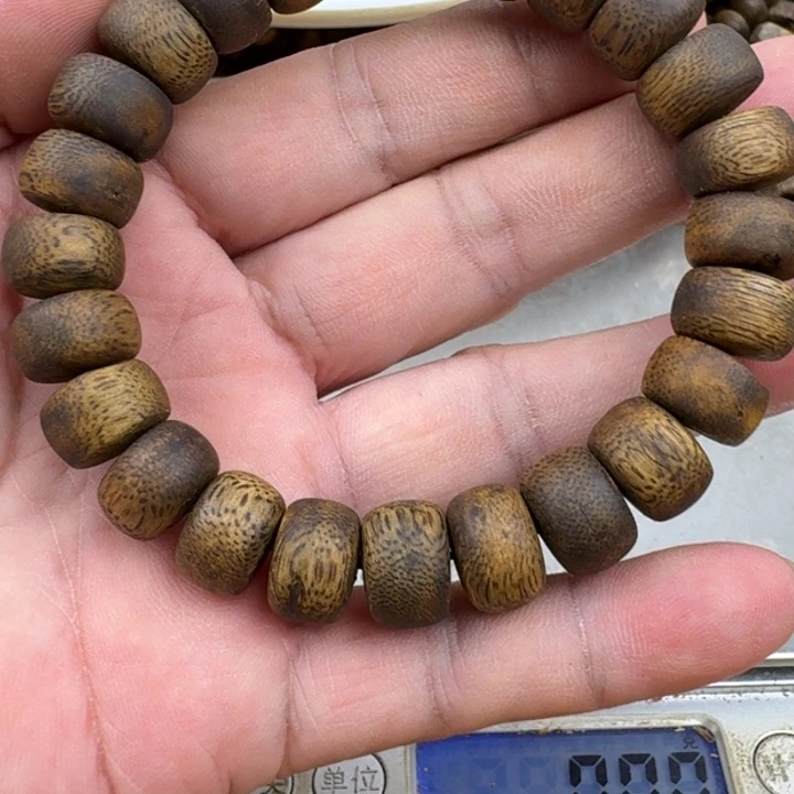 一***佛沉香手串乌身手串13克加