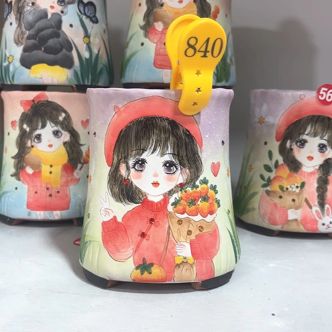 紫砂花盆手工花盆默认微瑕10/14微瑕