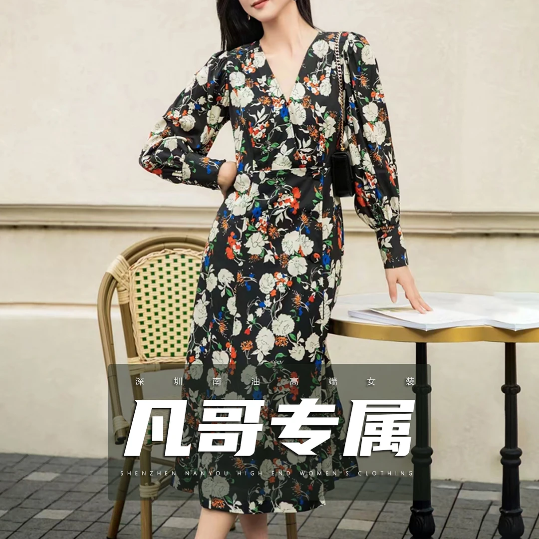 【KK专属】深圳南油高定女装系列连衣裙0430
