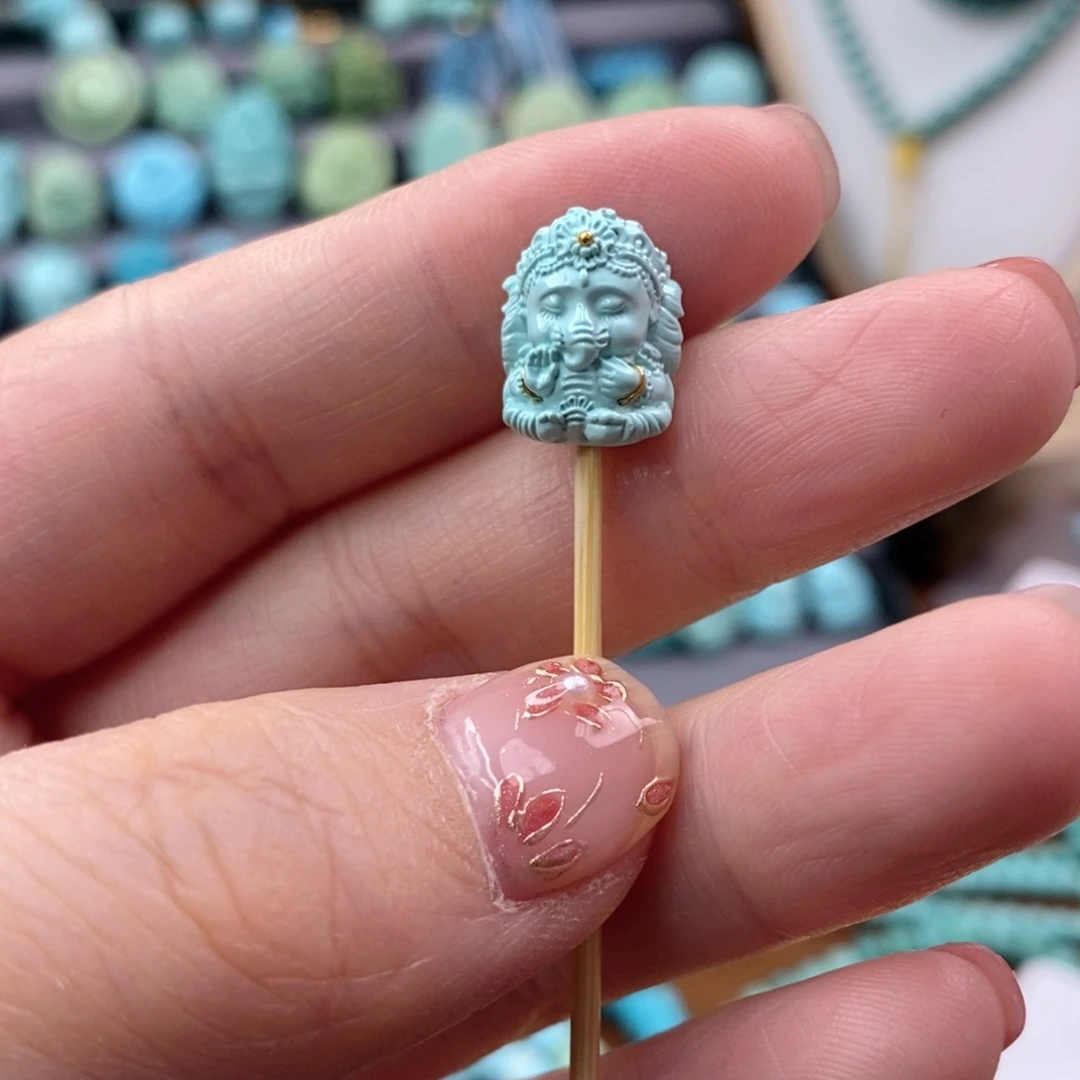 绿松石珠宝奇石未镶嵌