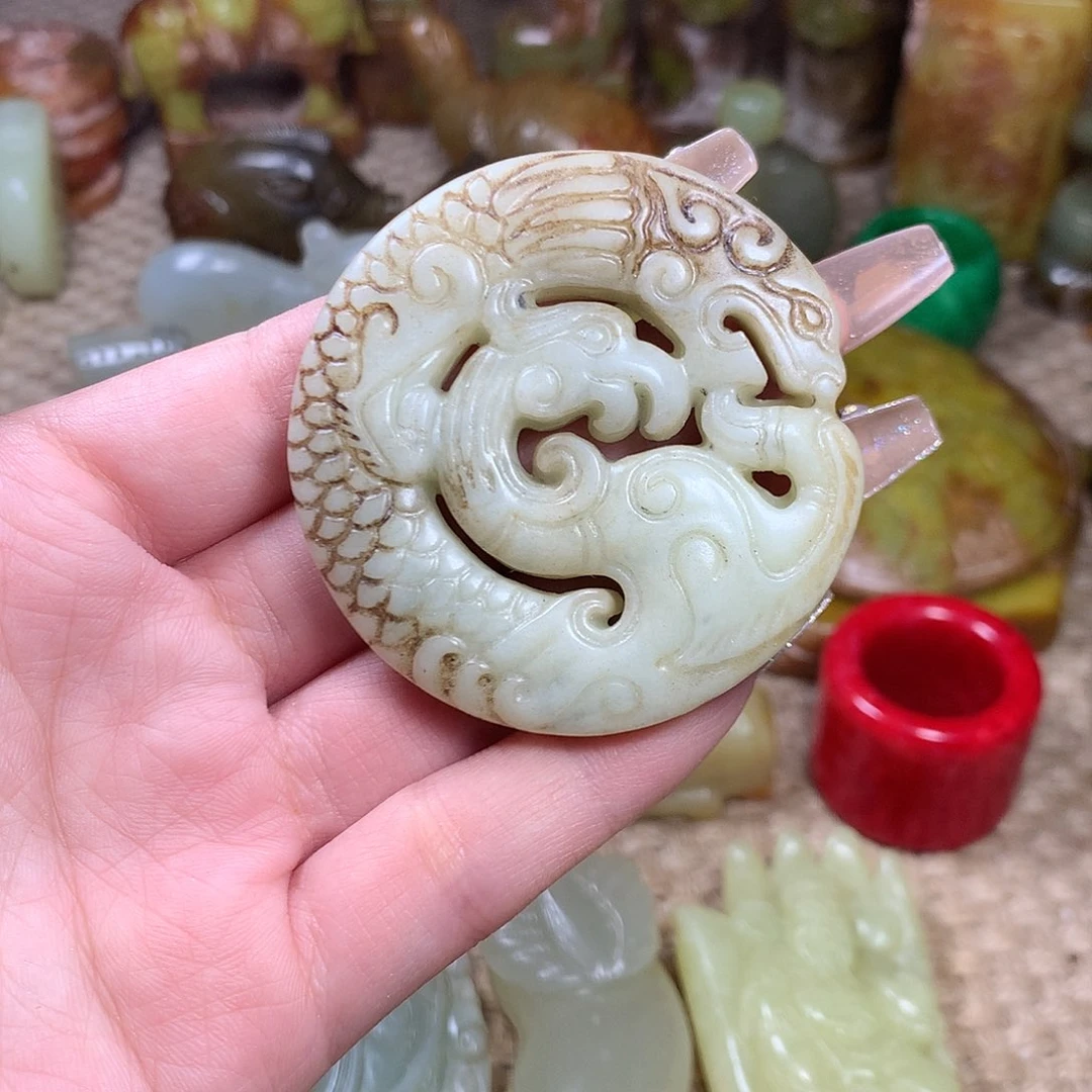 白玉菩提吊坠挂件