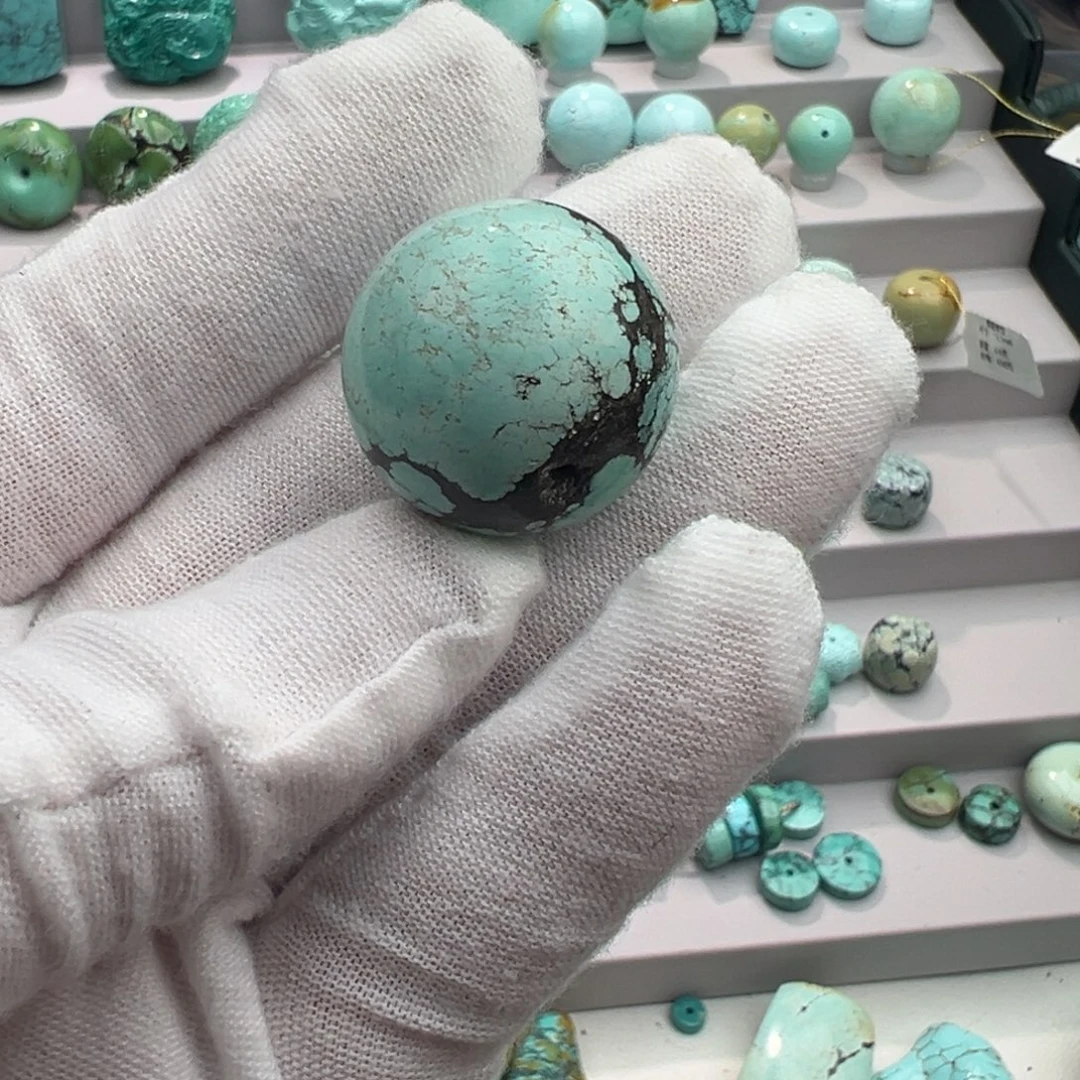绿松石未镶嵌23圆珠