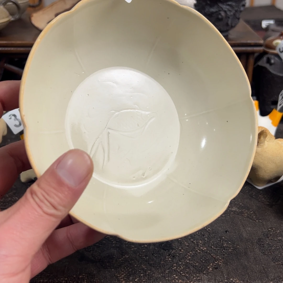 382定窑白瓷壶承哈