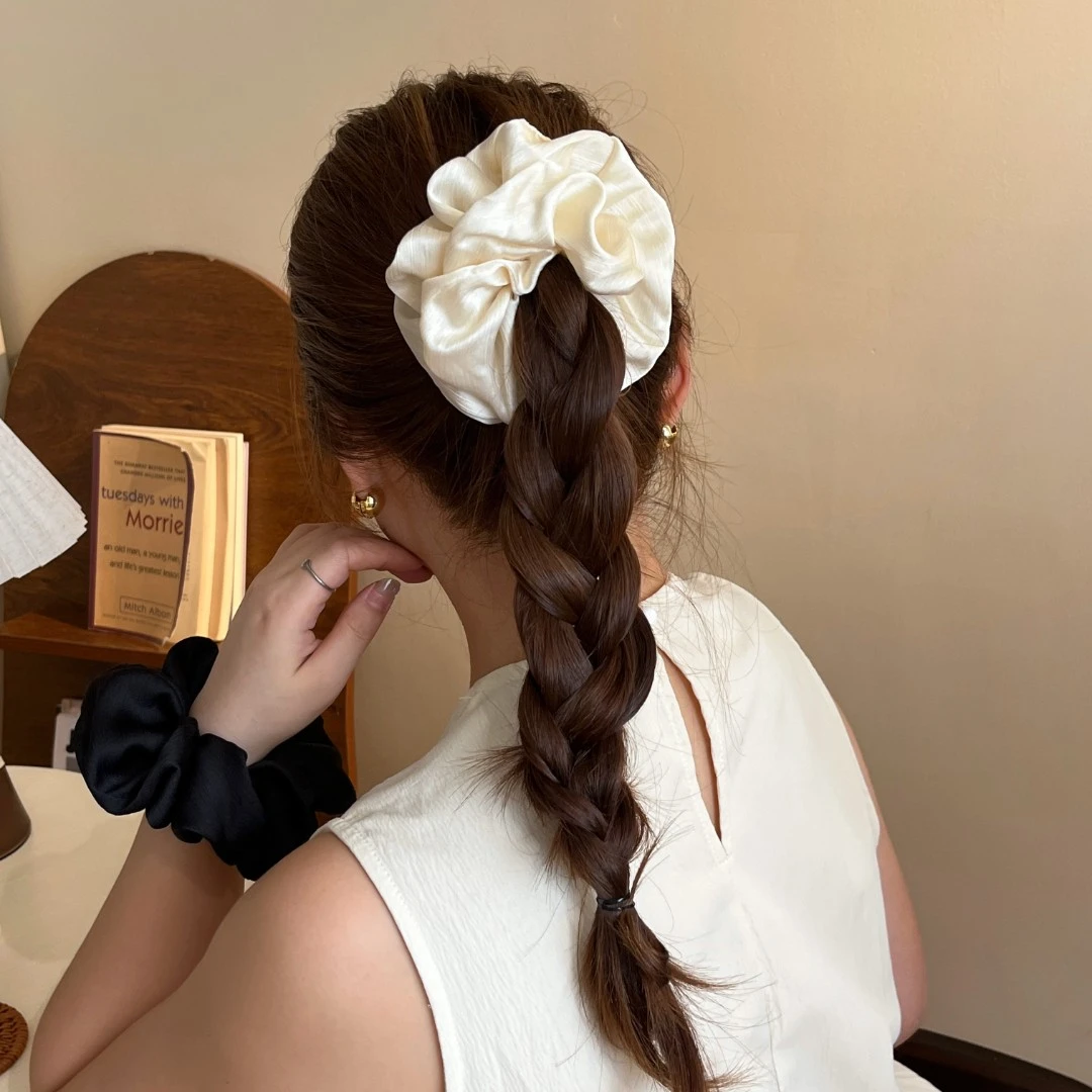 优雅甜美风日韩发圈百搭发绳高级感女气质洋气大肠发圈百搭高弹力