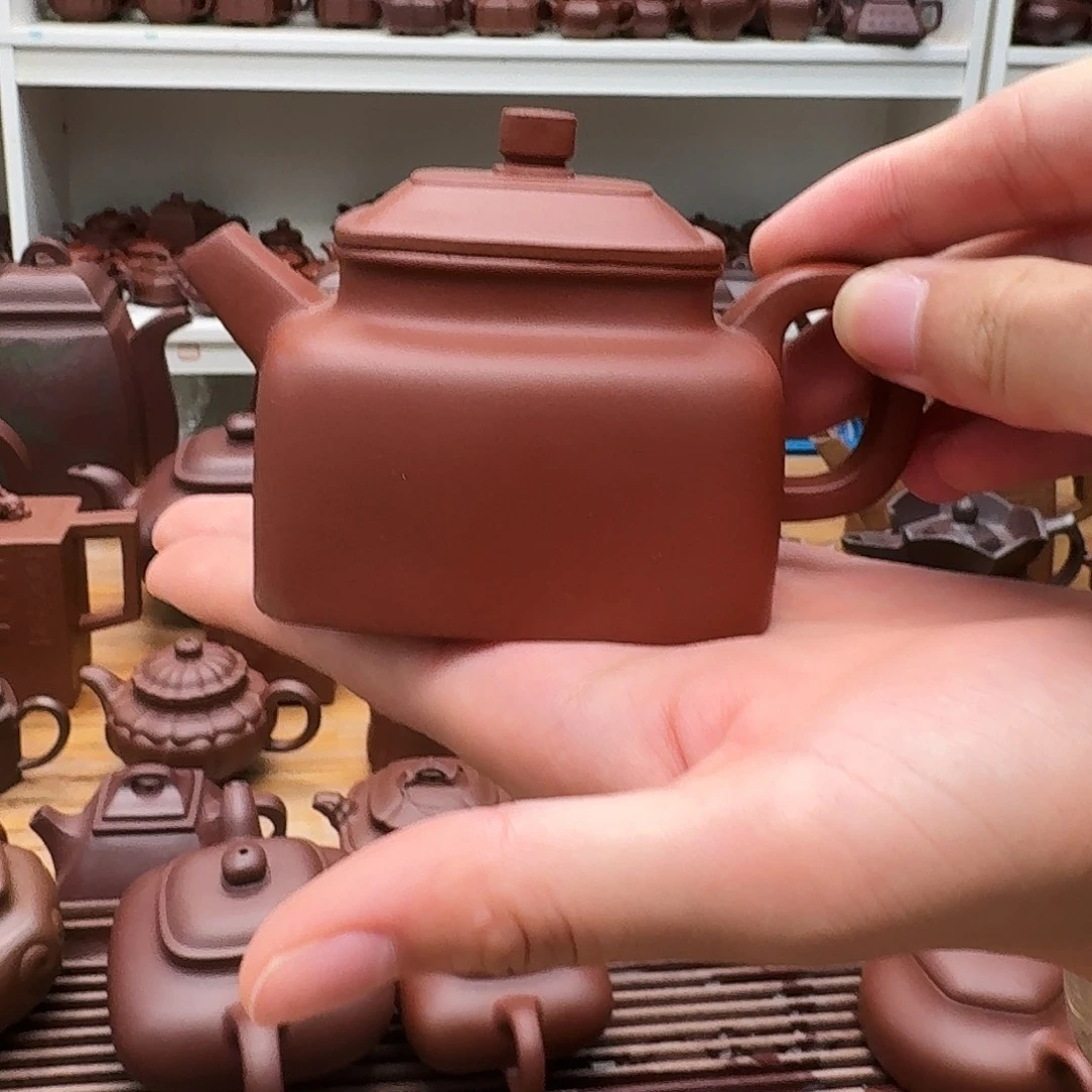 紫砂茶壶紫砂壶四方德钟160cc