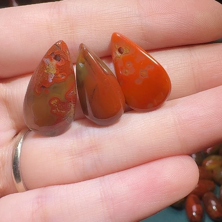 玛瑙/玉髓合金珠宝半成品