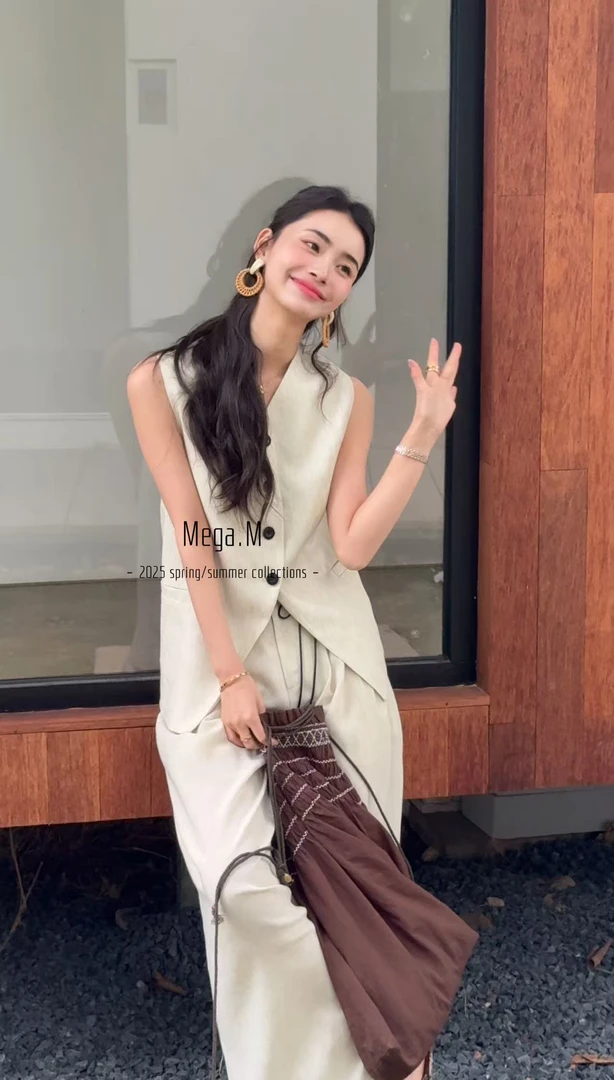 福秒-后背扭结！气质有质感马甲（MG04048#）MG