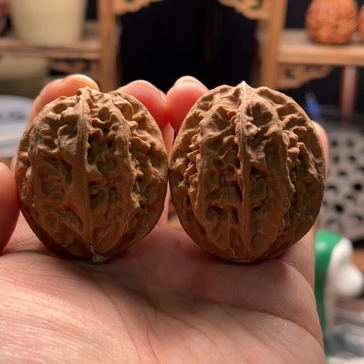 文玩核桃把件楸大胖70