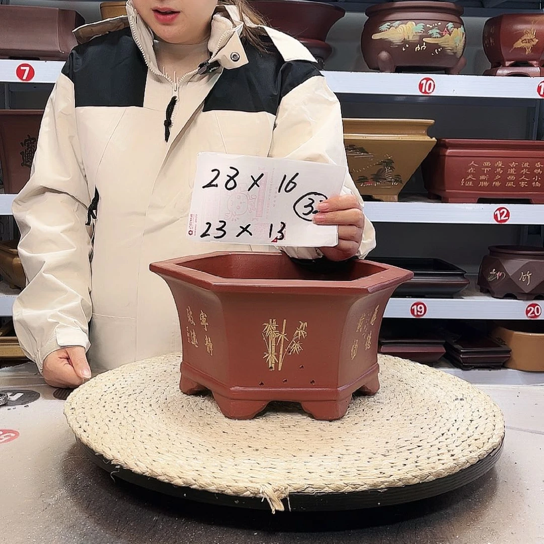 紫砂花盆紫砂花盆