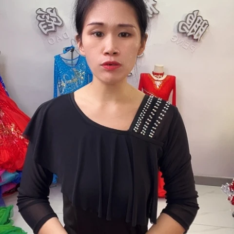 摩登舞连衣连衣上衣