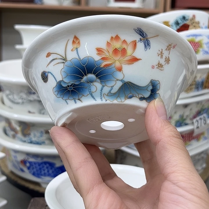 内直径11.5-4花盆一只