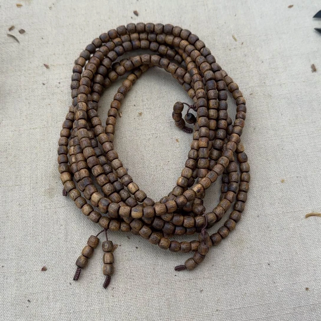 沉香手串绿奇楠沉香多圈约0.7+多样性发一条