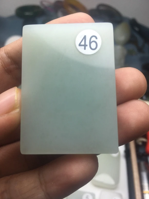 和田玉平安无事牌