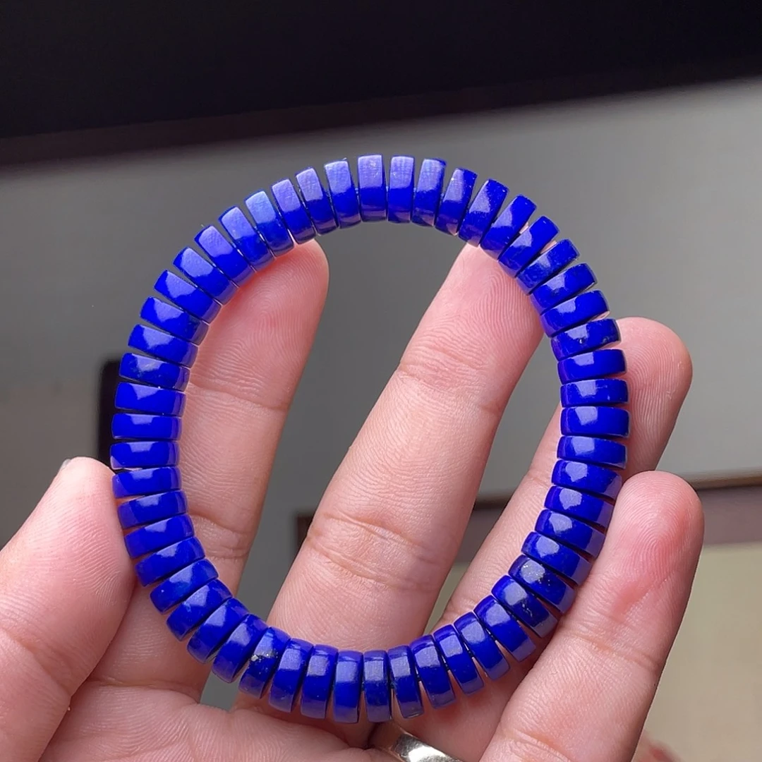 青金石未镶嵌高品精工药片9.2mm手串