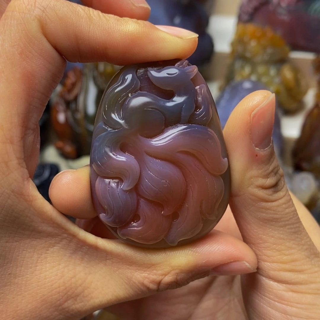 玛瑙/玉髓挂件未镶嵌