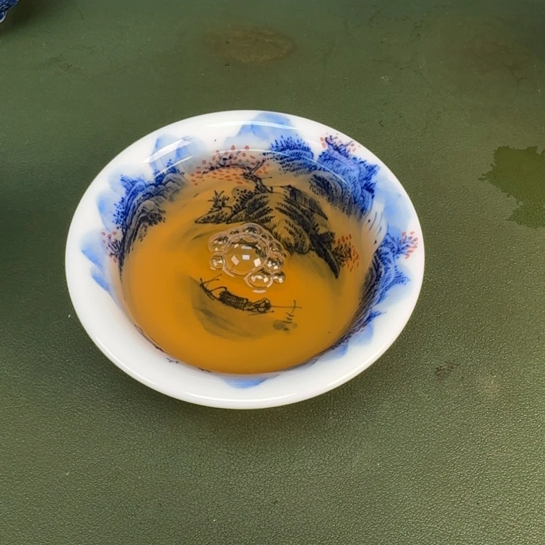 景德镇纯水绘茶具圆圆216