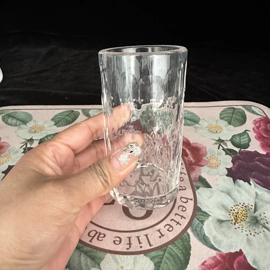 东海原矿水晶杯，纯手工打磨制作，高端大气上档次