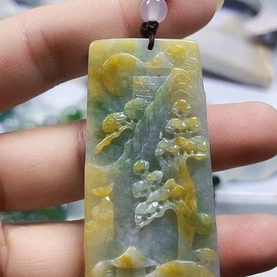 未镶嵌挂件翡翠翡翠