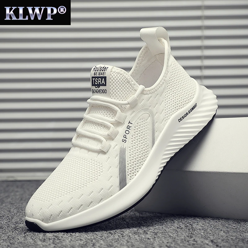 男鞋秋秋季透气网眼网面鞋子白色网鞋运动鞋男士休闲鞋