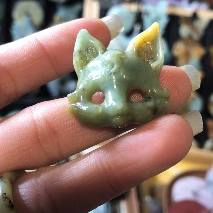 岫玉未镶嵌岫玉挂件