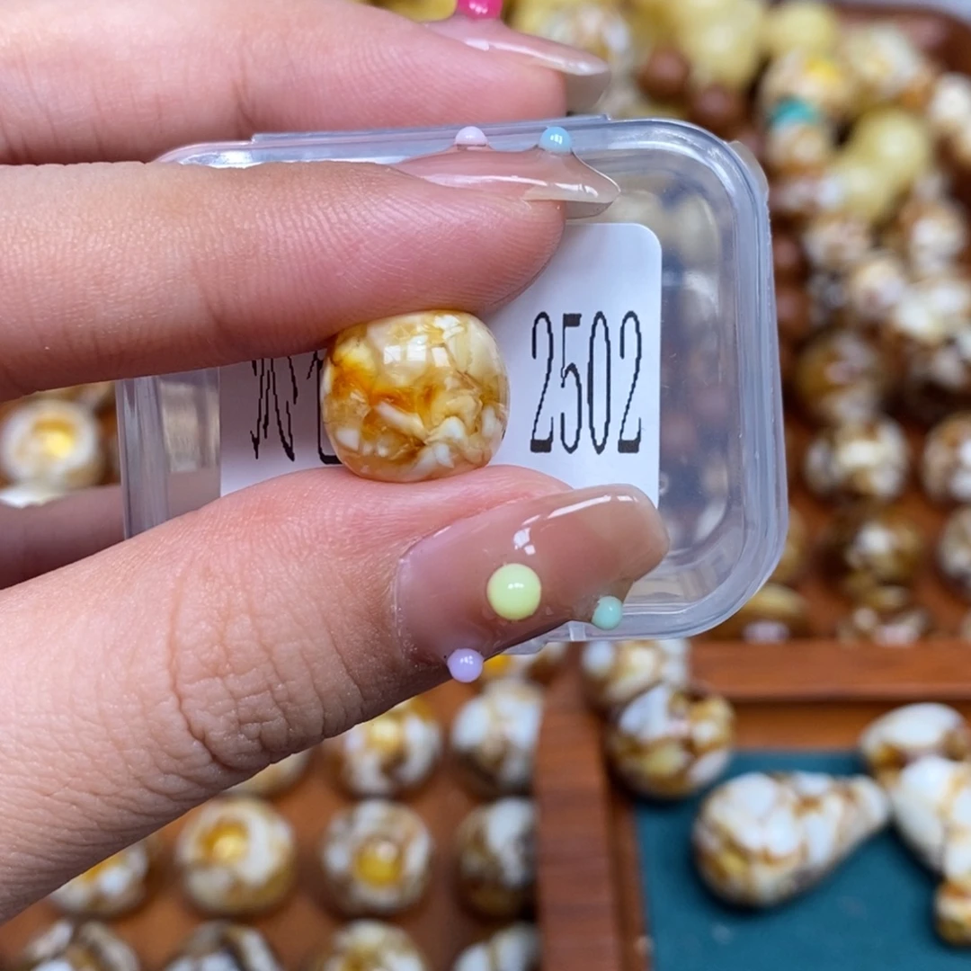 猴头核桃把件沁色圆珠老型2502