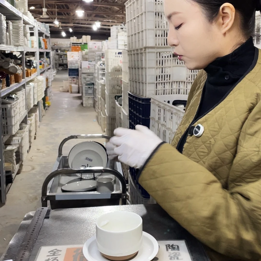 瓷片071             4杯4碟